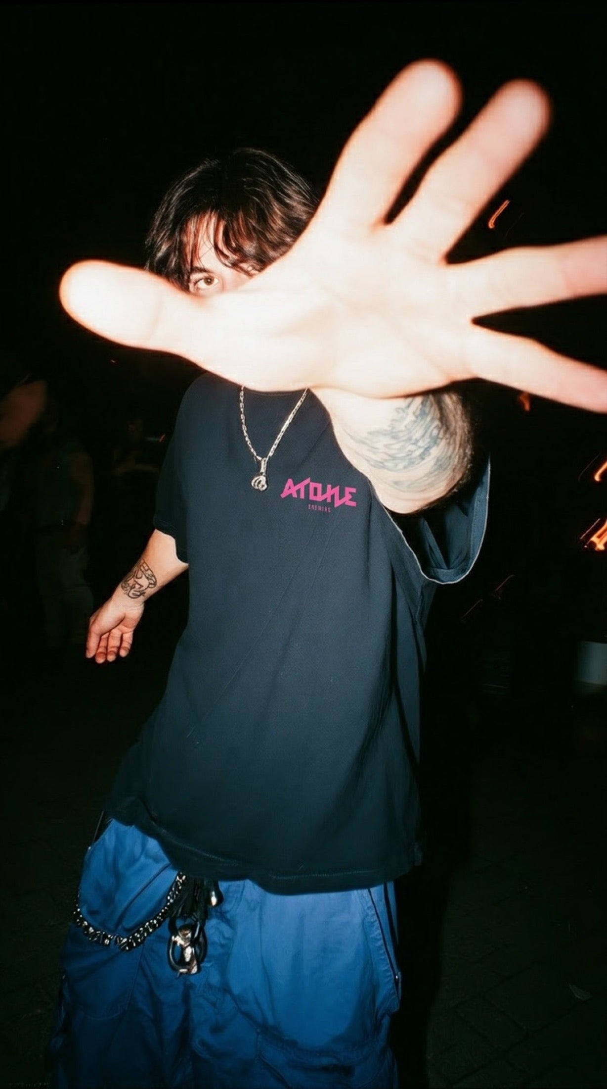 Pink Skull T-shirt front